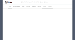 Desktop Screenshot of fdwhostingco.com