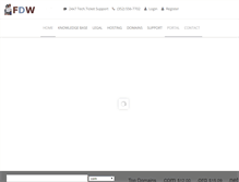 Tablet Screenshot of fdwhostingco.com